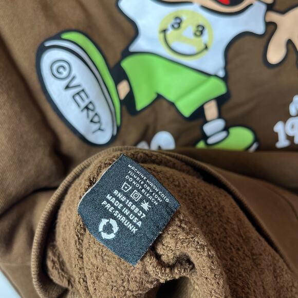 •NEW• Complexcon X Verdy Logo Hoodie Mocha Brown Size SMALL Long Beach, CA - Picture 10 of 10